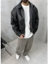 Siyah Premium Oversize Deri Ceket