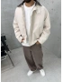 Krem Premium Oversize Ceket