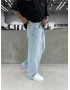 Buz Mavi Denim Süper Baggy
