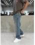 Eskitme Mavi Regular Baggy Jean
