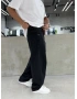 Siyah Loose Bol Kalıp Baggy Jean