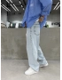 Buz Mavi Loose Bol Kalıp Baggy Jean