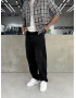 Siyah Street Bol Kalıp Baggy Jean