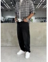 Siyah Street Bol Kalıp Baggy Jean