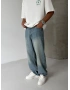 Mavi Eskitme Street Bol Kalıp Baggy Jean