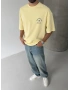Sarı Respect Oversize Tshirt