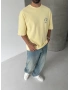 Sarı Respect Oversize Tshirt