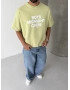 Yeşil Boys Crop Fit Oversize T-shirt