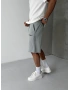 Gri City Basic Bol Kalıp Şort