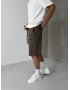 Kahve City Basic Bol Kalıp Şort
