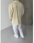 Sarı Premium Modal Kumaş Oversize Gömlek