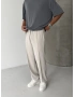 Krem Modal Kumaş Baggy Eşofman