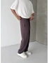 Kahve Modal Kumaş Baggy Eşofman