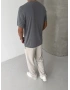 Gri Modal Kumaş Regular T-shirt