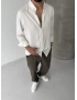 Beyaz %100 Tensel Kumaş Gömlek