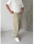 Yeşil Gabardin Ekstra Bol Baggy Pantolon