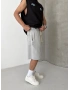 Gri Yıkamalı Bol Kalıp Şort
