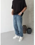 Mavi Yıkamalı Street Baggy Jean