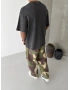 Antrasit Yıkamalı Stüdio Oversize T-shirt