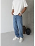 Mavi Dark Blue Bol Kalıp Baggy Jean