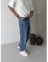 Mavi Dark Blue Bol Kalıp Baggy Jean