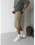 Sütlü Kahve Bol Kalıp Baggy Şort