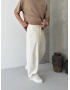 Krem Premium Pileli Süper Baggy