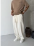 Krem Premium Pileli Süper Baggy