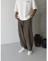 Haki Premium Pileli Süper Baggy