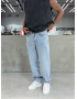 Buz Mavi Premium Effect Baggy Jean
