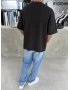 Siyah Ravage Oversize T-Shirt