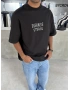 Siyah Ravage Oversize T-Shirt
