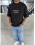 Siyah Ravage Oversize T-Shirt