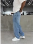 Açık Mavi Premium Effect Baggy Jean