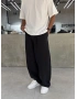 Siyah Premium Keten Süper Baggy