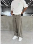 Açık Kahve Eskitme Süper Baggy Jean