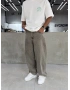 Açık Kahve Eskitme Süper Baggy Jean