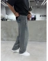 Mavi Eskitme Cep Detay Baggy Jean