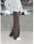 Kahve Yıkamalı Süper Baggy Jean