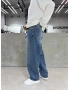 Mavi Aksesuar Detaylı Baggy Jean