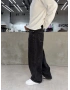 Siyah Effect Süper Baggy Jean