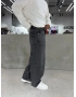 Antrasit Effect Süper Baggy Jean