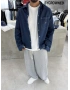 Lacivert Premium Oversize Denim Ceket
