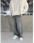 Mavi Yıkamalı Relax Baggy Jean