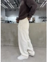 Krem Premium Bol Kalıp Baggy Jean