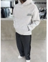 Gri Yıkamalı Mixes Oversize Sweatshirt