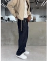 Lacivert Bol Kalıp Baggy Jean