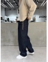 Lacivert Bol Kalıp Baggy Jean