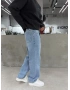 Buz Mavi Regular Effect Baggy Jean