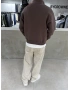 Kahve Barstudio Yarım Fermuar Sweat